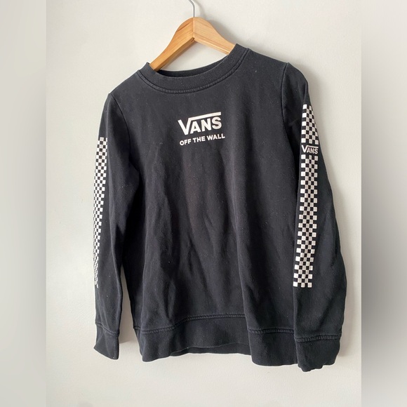 Vans Tops - Vans Small Black Crewneck